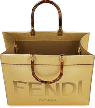 Load image into Gallery viewer, Sunshine laminated leather tote
