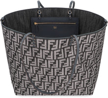 Load image into Gallery viewer, Large Roll Shopper in fabric
