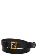 Load image into Gallery viewer, Leather belt with logo
