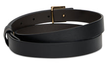 Load image into Gallery viewer, Leather belt with logo
