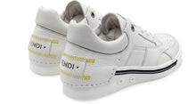 Load image into Gallery viewer, Fendi Fender low-top sneakers in leather
