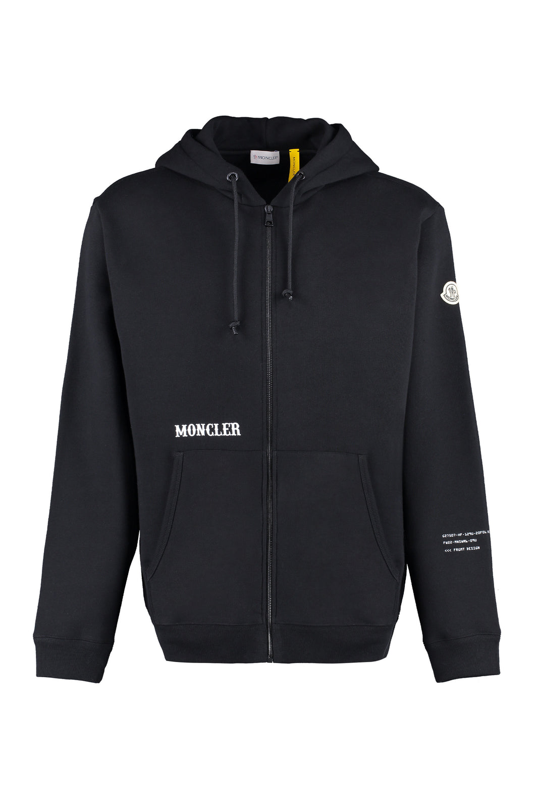 7 Moncler FRGMT Hiroshi Fujiwara - Embroidered full zip hoodie