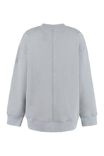 Load image into Gallery viewer, Patch detail crew-neck sweatshirt
