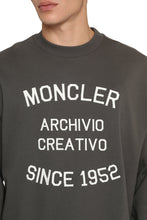Load image into Gallery viewer, Logo embroidered cotton sweatshirt
