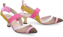 Load image into Gallery viewer, Colibrì mesh pointy-toe slingbacks
