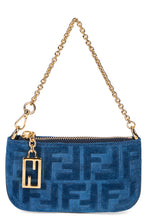 Load image into Gallery viewer, Baguette Mini bag in plush denim
