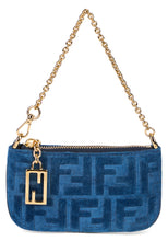 Load image into Gallery viewer, Baguette Mini bag in plush denim
