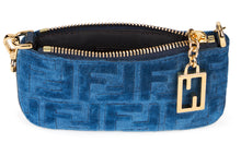 Load image into Gallery viewer, Baguette Mini bag in plush denim
