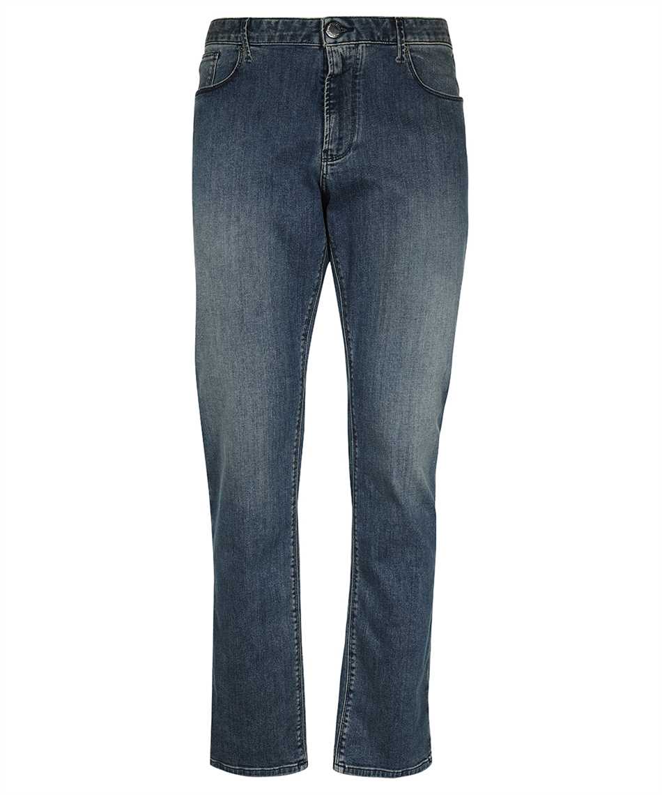 5-pocket straight-leg jeans