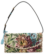 Load image into Gallery viewer, Floral shoulder bag VLogo
