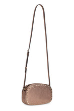 Load image into Gallery viewer, Rockstud shoulder bag in hammered leather
