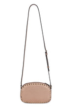 Load image into Gallery viewer, Rockstud shoulder bag in hammered leather
