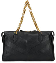Load image into Gallery viewer, Shoulder bag Panthea with chevron pattern
