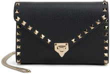 Load image into Gallery viewer, Rockstud mini shoulder bag in leather
