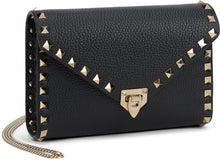 Load image into Gallery viewer, Rockstud mini shoulder bag in leather
