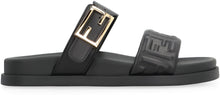Load image into Gallery viewer, Fendi Feel leather slides
