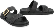 Load image into Gallery viewer, Fendi Feel leather slides
