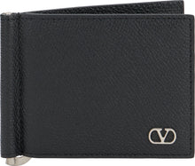 Load image into Gallery viewer, Cardholder V-Logo in Leather
