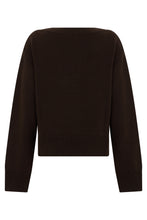 Load image into Gallery viewer, Wool and cashmere sweater with embroidered logo
