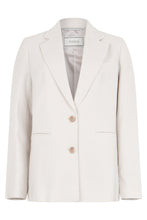 Load image into Gallery viewer, Pinstripe single-breasted blazer
