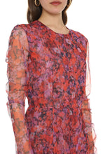 Load image into Gallery viewer, Printed organza gown
