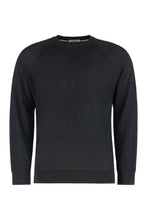 Load image into Gallery viewer, Linen-cotton crew-neck sweater
