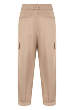 Load image into Gallery viewer, Cargo pants with cuff in elastic cotton
