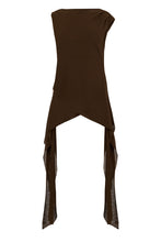 Load image into Gallery viewer, Asymmetric top with ruffle
