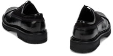 Load image into Gallery viewer, Leather and fabric shoes

