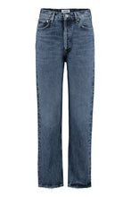 Load image into Gallery viewer, 90s Pinch Waist 5-pocket straight-leg jeans
