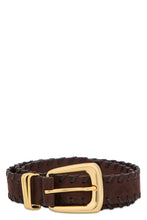 Load image into Gallery viewer, Leather belt with buckle
