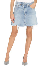 Load image into Gallery viewer, Criss Cross denim mini skirt
