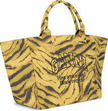 Load image into Gallery viewer, XXL tote bag with zebra print
