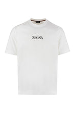 Load image into Gallery viewer, Cotton crew-neck T-shirt
