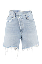 Load image into Gallery viewer, Criss Cross denim shorts
