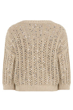 Load image into Gallery viewer, Cardigan in cotton with sequins
