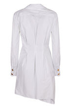 Load image into Gallery viewer, Cotton asymmetric shirtdress
