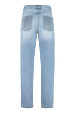 Load image into Gallery viewer, 5-pocket straight-leg jeans
