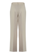Load image into Gallery viewer, Angola virgin wool wide-leg trousers
