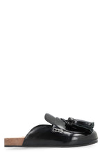 Load image into Gallery viewer, Tassel leather mules
