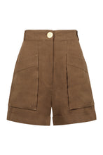 Load image into Gallery viewer, Ashraf linen shorts
