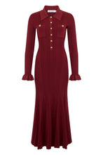 Load image into Gallery viewer, Long dress with buttons
