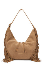 Load image into Gallery viewer, Isola bag in suede with fringes
