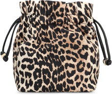Load image into Gallery viewer, Bucket bag Bou printed in leopard
