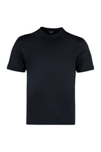 Load image into Gallery viewer, Cotton and silk crew-neck T-shirt
