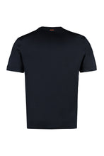 Load image into Gallery viewer, Cotton and silk crew-neck T-shirt
