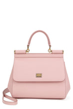 Load image into Gallery viewer, Sicily small leather handbag in calfskin dauphine

