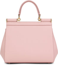 Load image into Gallery viewer, Sicily small leather handbag in calfskin dauphine
