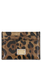 Load image into Gallery viewer, Printed leather card holder

