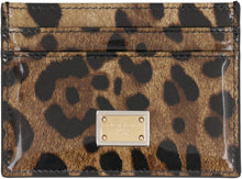 Load image into Gallery viewer, Printed leather card holder
